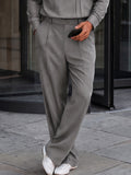 Urban Commuter Half-Button Shirt Pants Set