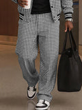 Classic Striped Trim Jacket Pants Set