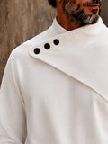 Old Money Button Detail Pullover Top