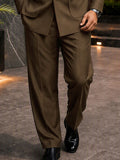 Luxury Safari Style 2-Piece Suit Set