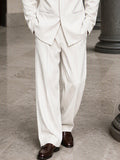 Smart Casual Hidden Placket Jacket Pants Set