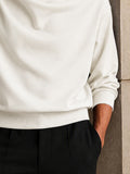 Ultra-Soft Stretch Draped Mock Neck Top