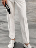 Urban Moto-Style Colorblock Jacket Pants Set