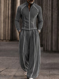 Modern Tailored Waist Jacket Pants Set