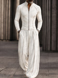 Modern Tailored Waist Jacket Pants Set