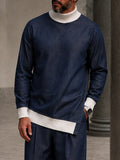 Leisure Contrast Rib Turtleneck Co-ord Set