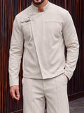 Urban Casual Faux Suede Jacket Pants Set