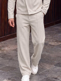Urban Casual Faux Suede Jacket Pants Set