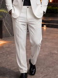 Smart Casual Fake Two-Piece Blazer Pants Set