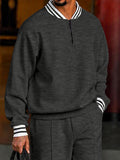 Urban Athleisure Contrast Stripe Sweatsuit Set