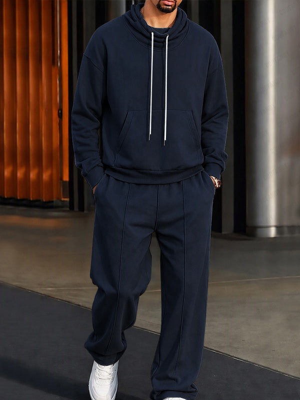 Athleisure Luxury Sweatshirt Pants Set
