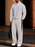Athleisure Contrast Detail Fleece Matching Set