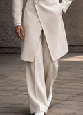 Old Money Long Tailored Coat Suit Set