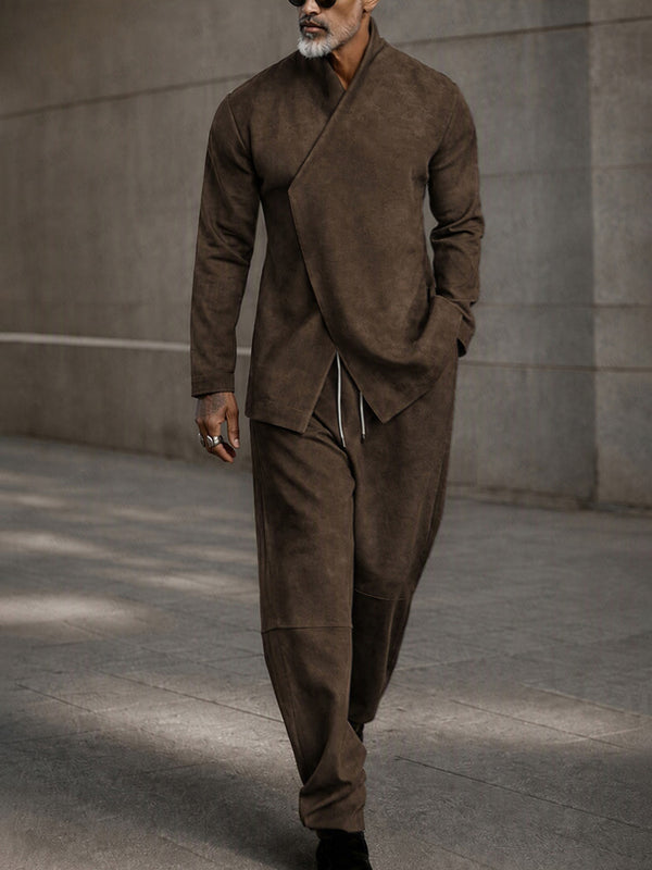 Vintage Minimalist Suede Texture Matching Set
