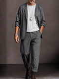 Smart Casual Pinstripe Suit Set