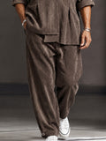 Vintage Pit-Stripe Asymmetrical Matching Set