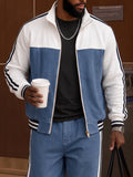 Modern Faux Denim Contrast 100% Cotton Set