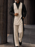 Modern Street Contrast Color 2-Piece Set