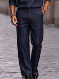 Rugged Denim-Look 100% Cotton Matching Set