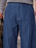 Versatile 100% Cotton Denim Style Pants
