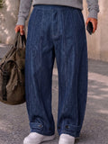 Versatile 100% Cotton Denim Style Pants