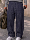 Versatile 100% Cotton Denim Style Pants
