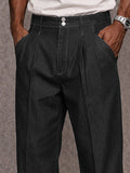 Casual Denim-Look 100% Cotton Pants