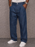 Casual Denim-Look 100% Cotton Pants