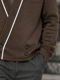 Wardrobe Essentials Contrast Wrap Cardigan