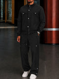 Utility Streetwear Jacket Pants Set