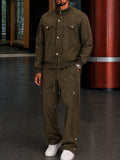 Utility Streetwear Jacket Pants Set