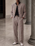 Vintage Gentleman Houndstooth Suit Set