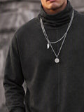 Modern Commuter Turtleneck Pullover Top
