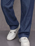 Casual Street Style Faux Denim Cargo Pants