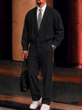 Smart Casual Suit Jacket and Pants Set