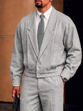Smart Casual Suit Jacket and Pants Set