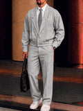 Smart Casual Suit Jacket and Pants Set