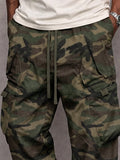 Utility Straight Fit Camo Print Cargo Pants
