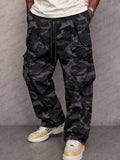 Utility Straight Fit Camo Print Cargo Pants