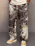 Fashion Printed Street Style Drawstring Pants