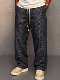 Fashion Printed Street Style Drawstring Pants