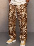 Fashion Printed Street Style Drawstring Pants