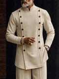 Designer Double Row Button Detail Matching Set