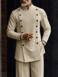 Designer Double Row Button Detail Matching Set