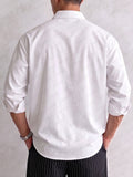Trendy Casual Tie Printed 100% Cotton Shirt