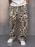 Utility Fashion Printed Drawstring Cargo Pants
