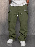 Utility 100% Cotton Cargo Drawstring Pants