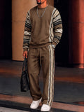 Athleisure Tribal Print Pannel Matching Set