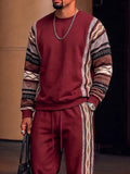 Athleisure Tribal Print Pannel Matching Set