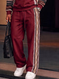 Athleisure Tribal Print Pannel Matching Set